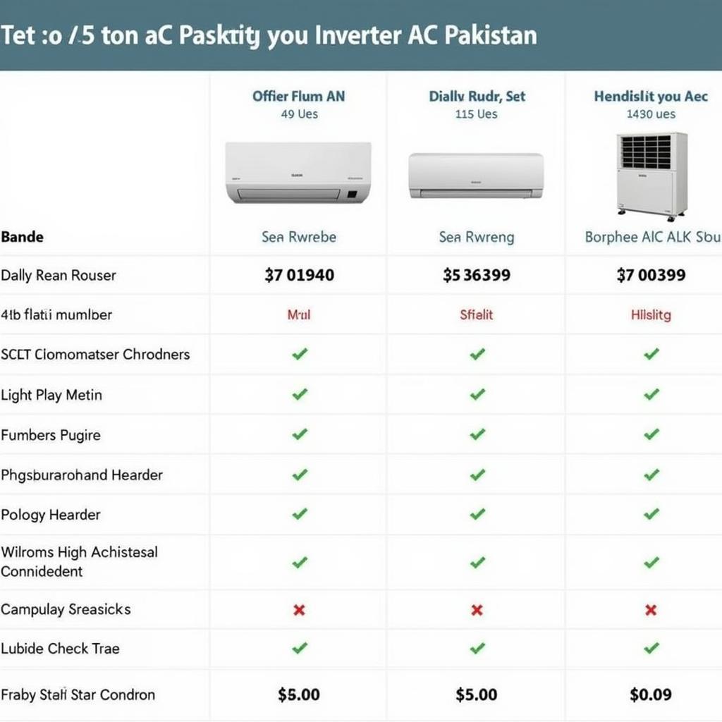 0.75 Ton Inverter AC Price Comparison in Pakistan