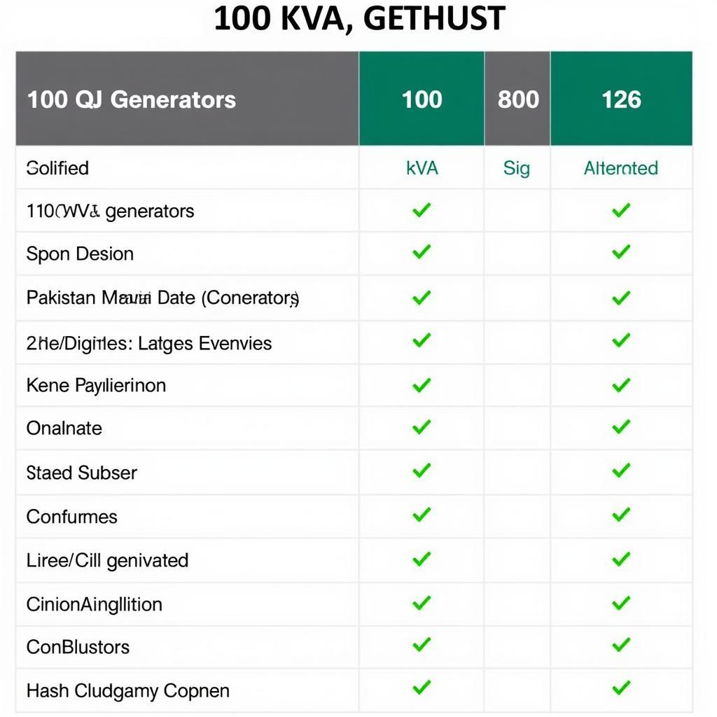 100 kVA Generator Price Comparison - Pakistan