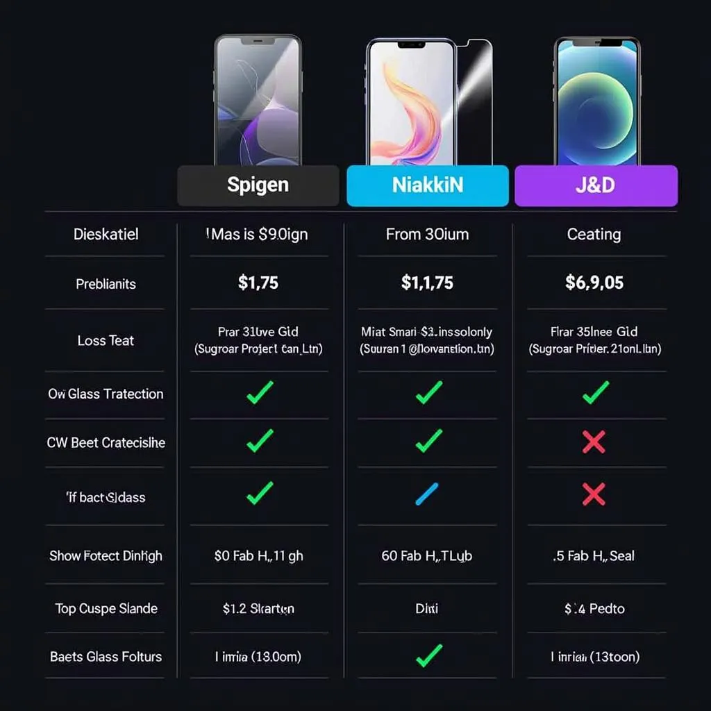 Price comparison of 11D glass protectors in Pakistan