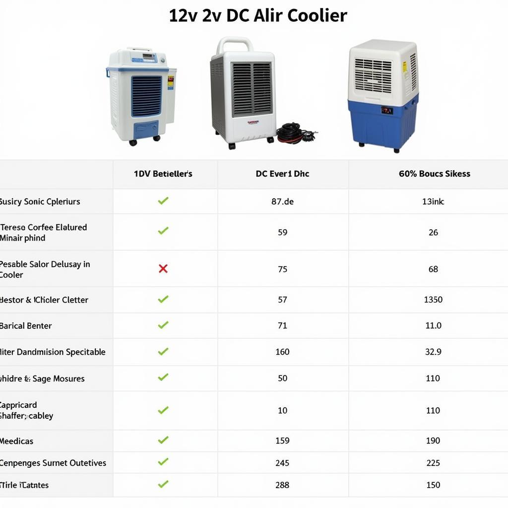 Comparing different 12v DC air coolers