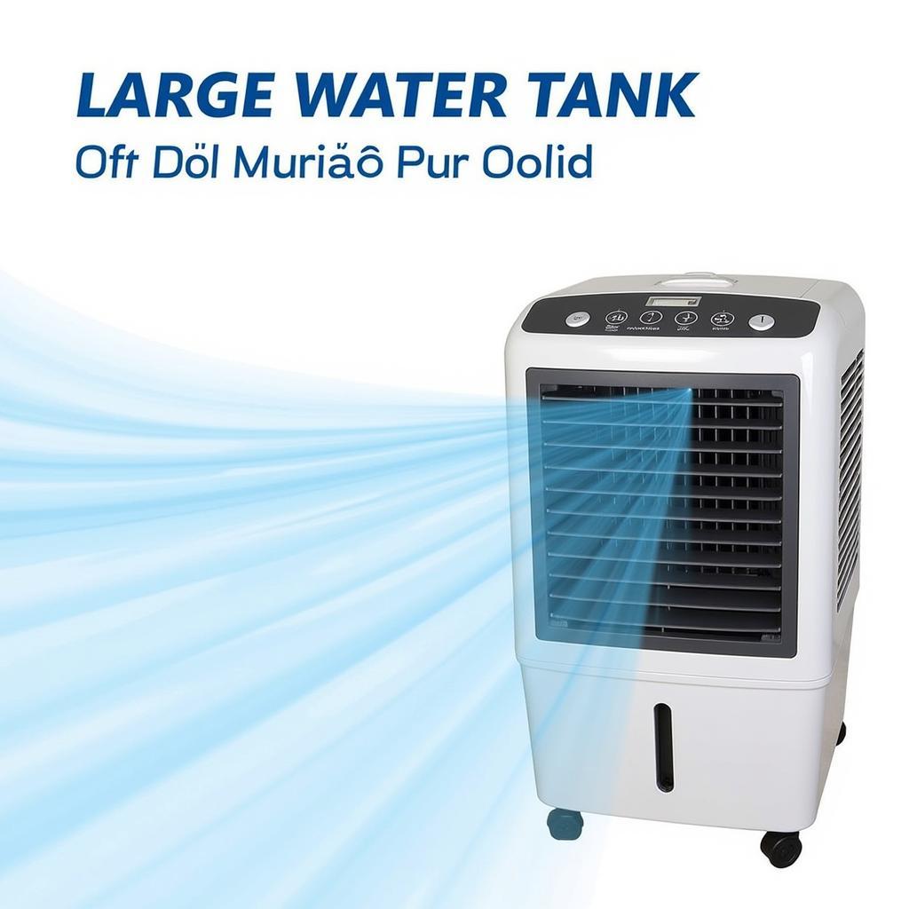 Large water tank 12v DC air cooler