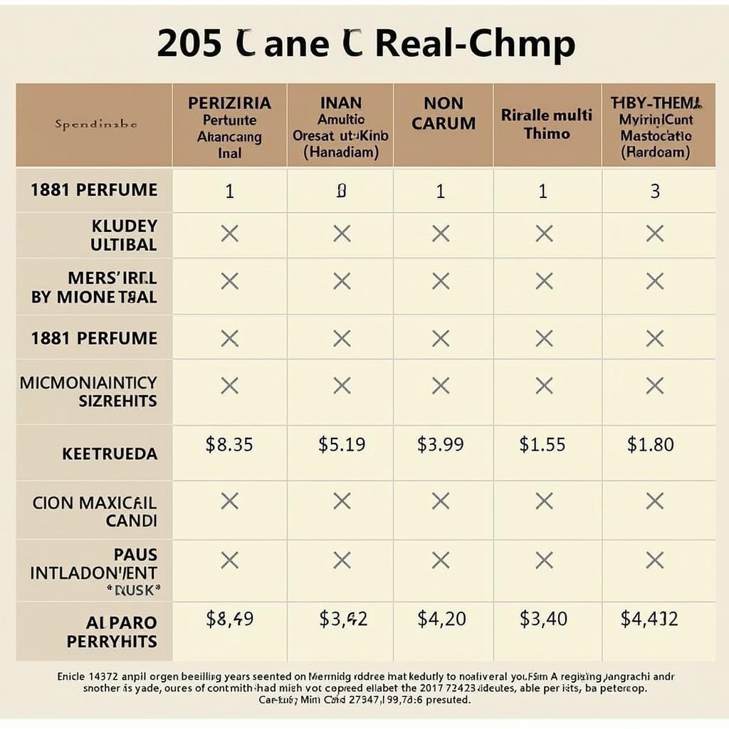 Comparing Prices for 1881 Perfume