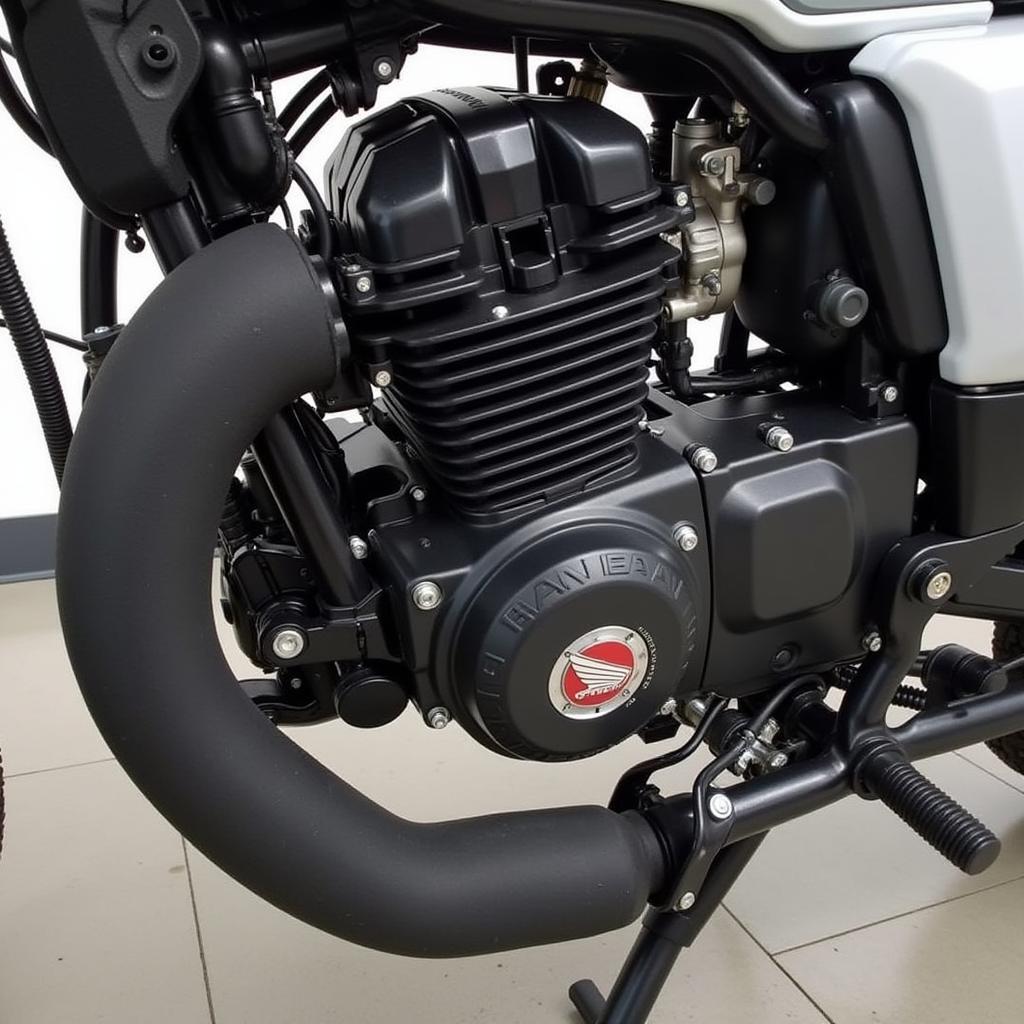 Close-up of 2017 Honda 125 Engine