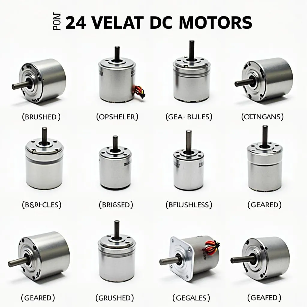 Different 24 Volt DC Motor Types