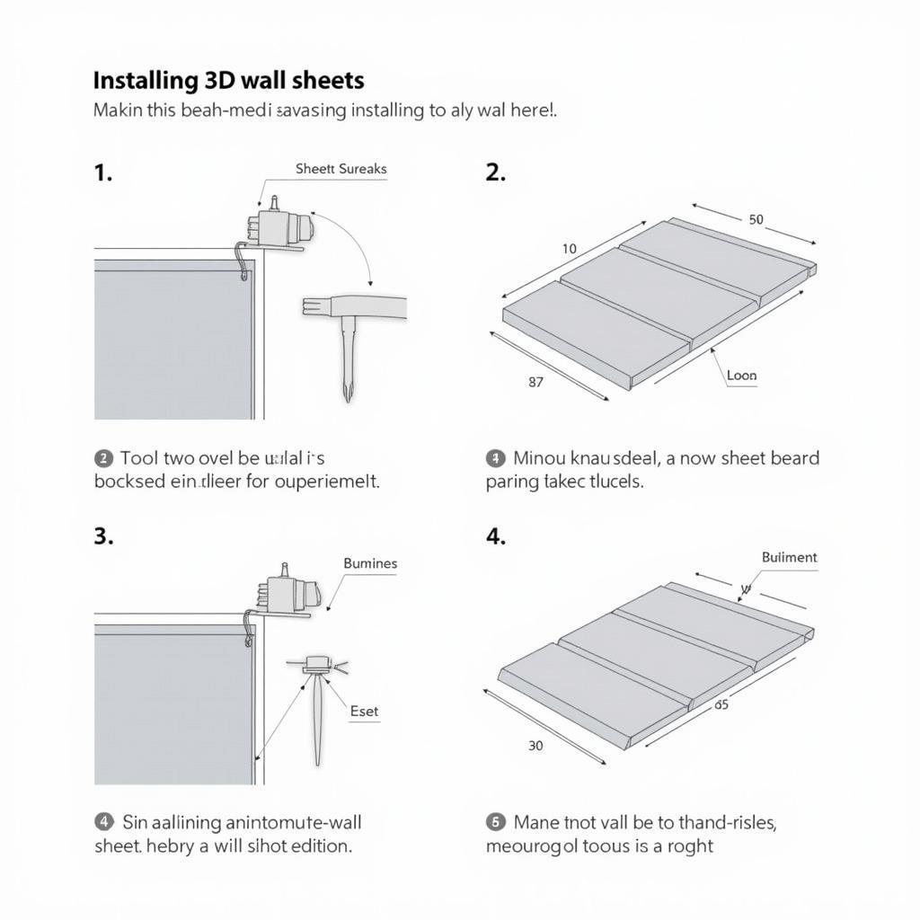 Installing 3D Wall Sheets in Pakistan