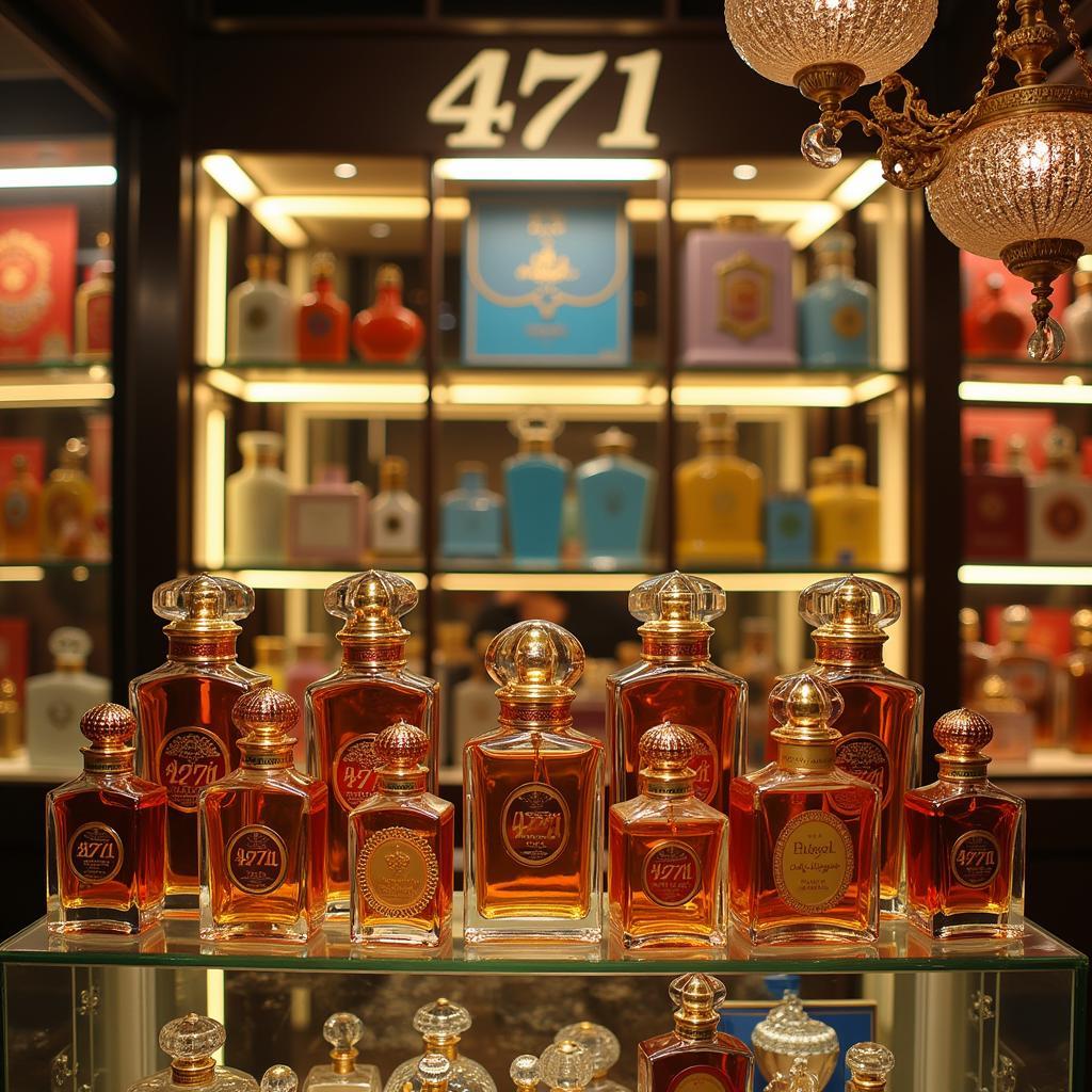 4711 Perfume Display in a Pakistani Shop