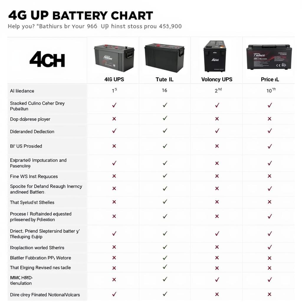 Comparing 4G UPS Battery Options