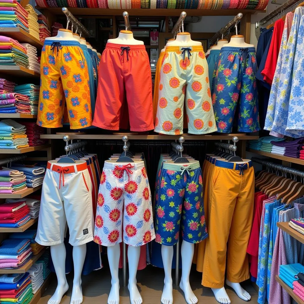 Mens Shorts Display in Pakistan