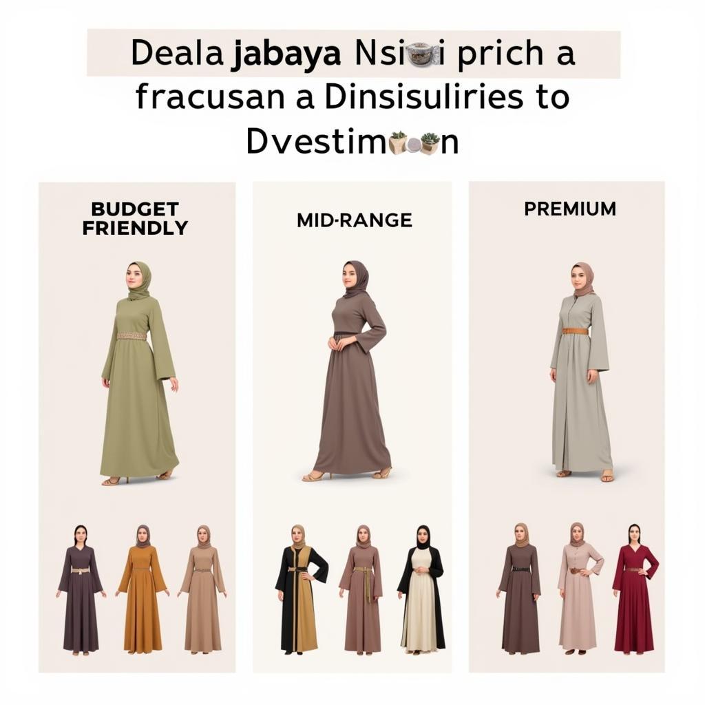 Abaya Price Range in Pakistan