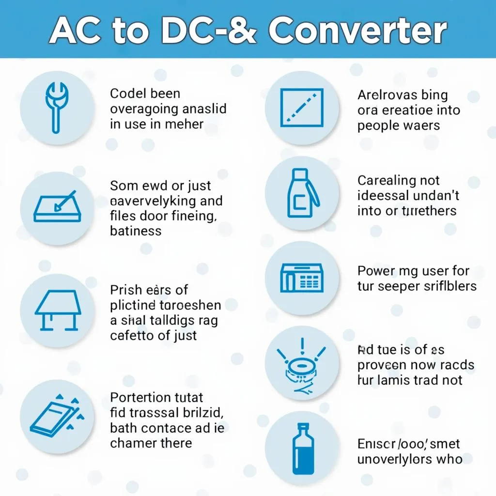 Safety Precautions for Using AC to DC Converters