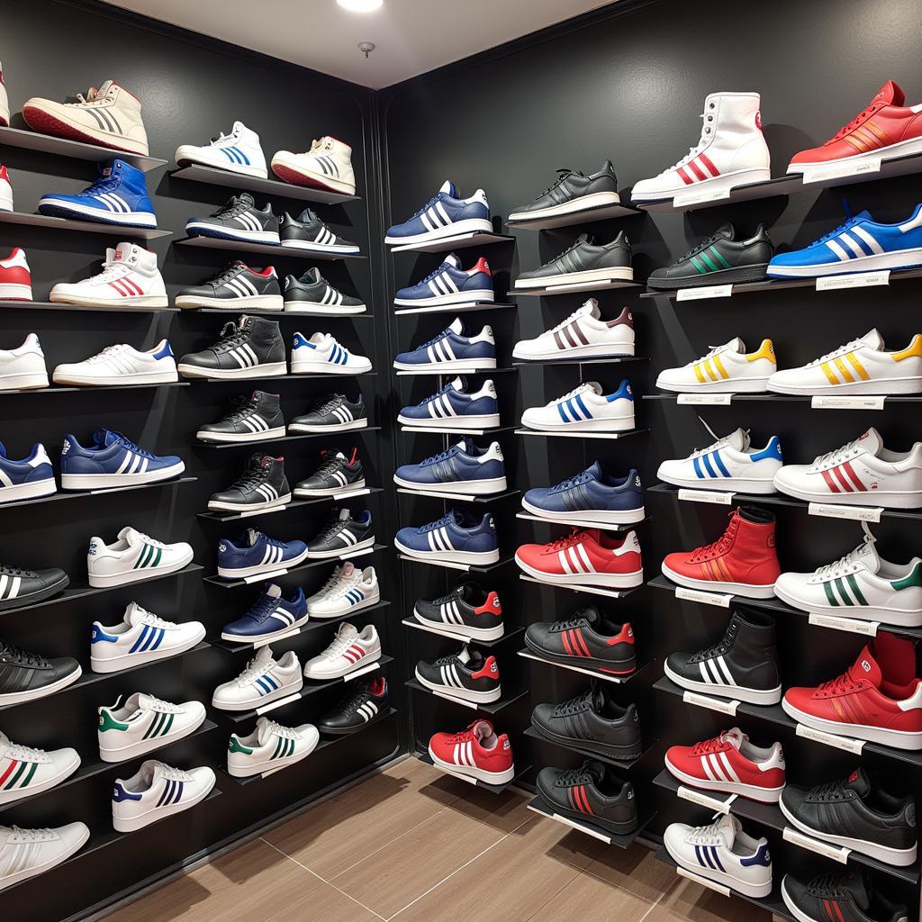 Adidas Shoes Display in Pakistan