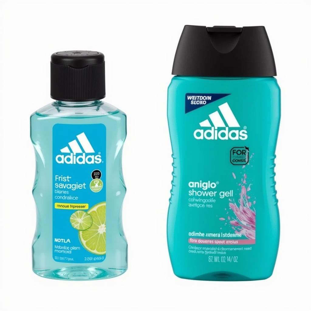 Comparing Adidas Shower Gel Sizes