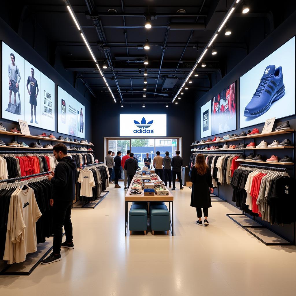 Adidas Store Interior Pakistan