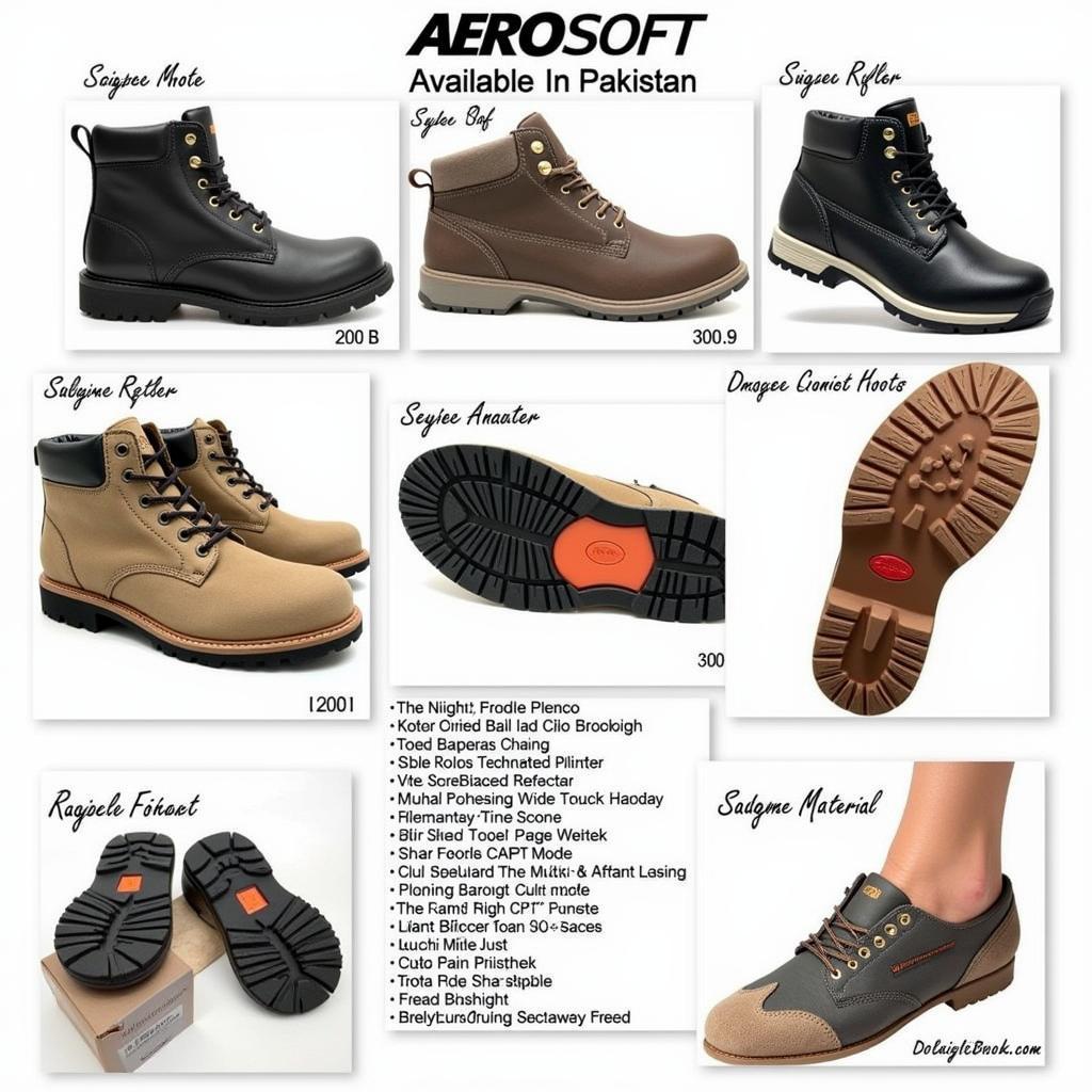 Aerosoft Shoes Models Available in Pakistan