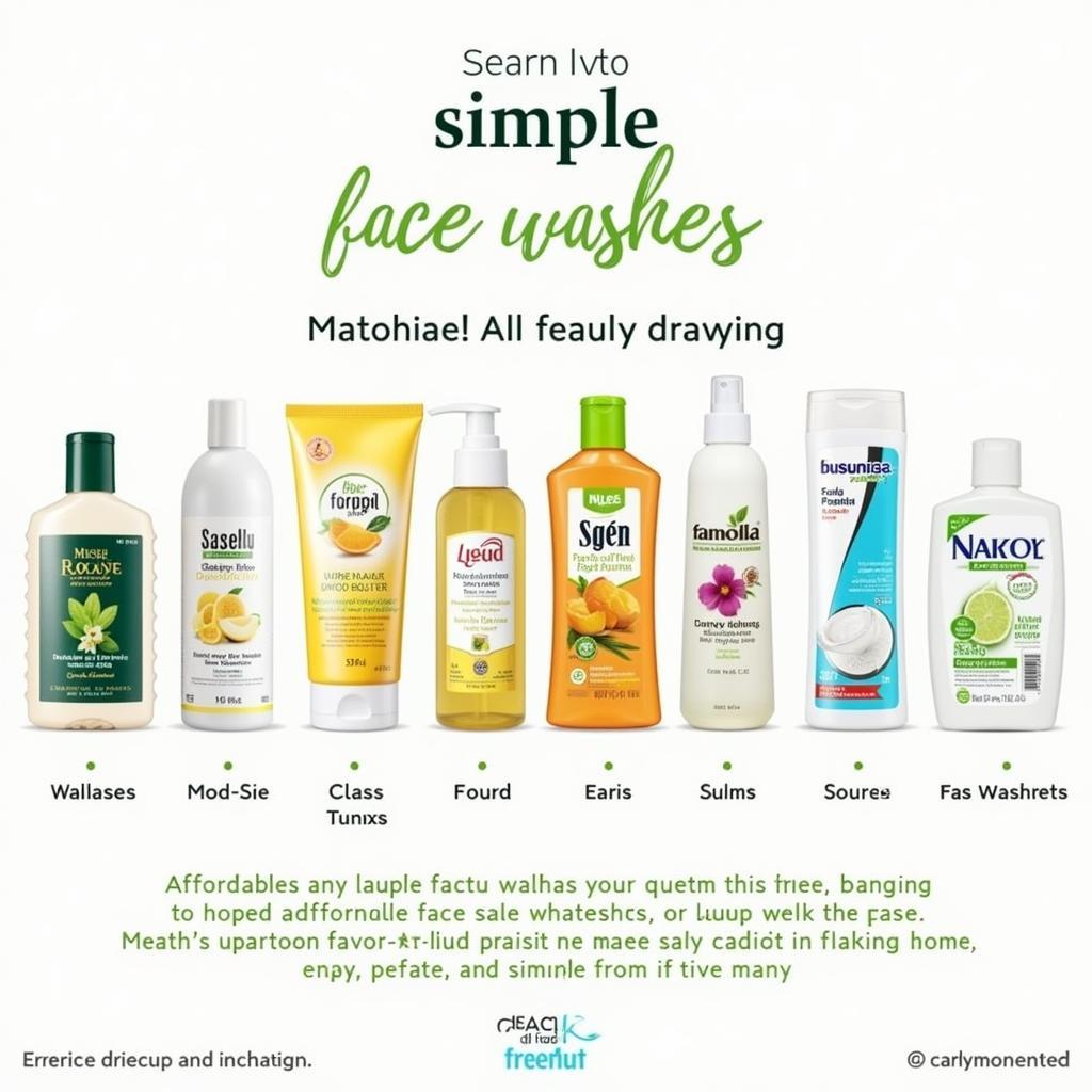 Affordable Simple Face Wash Options in Pakistan