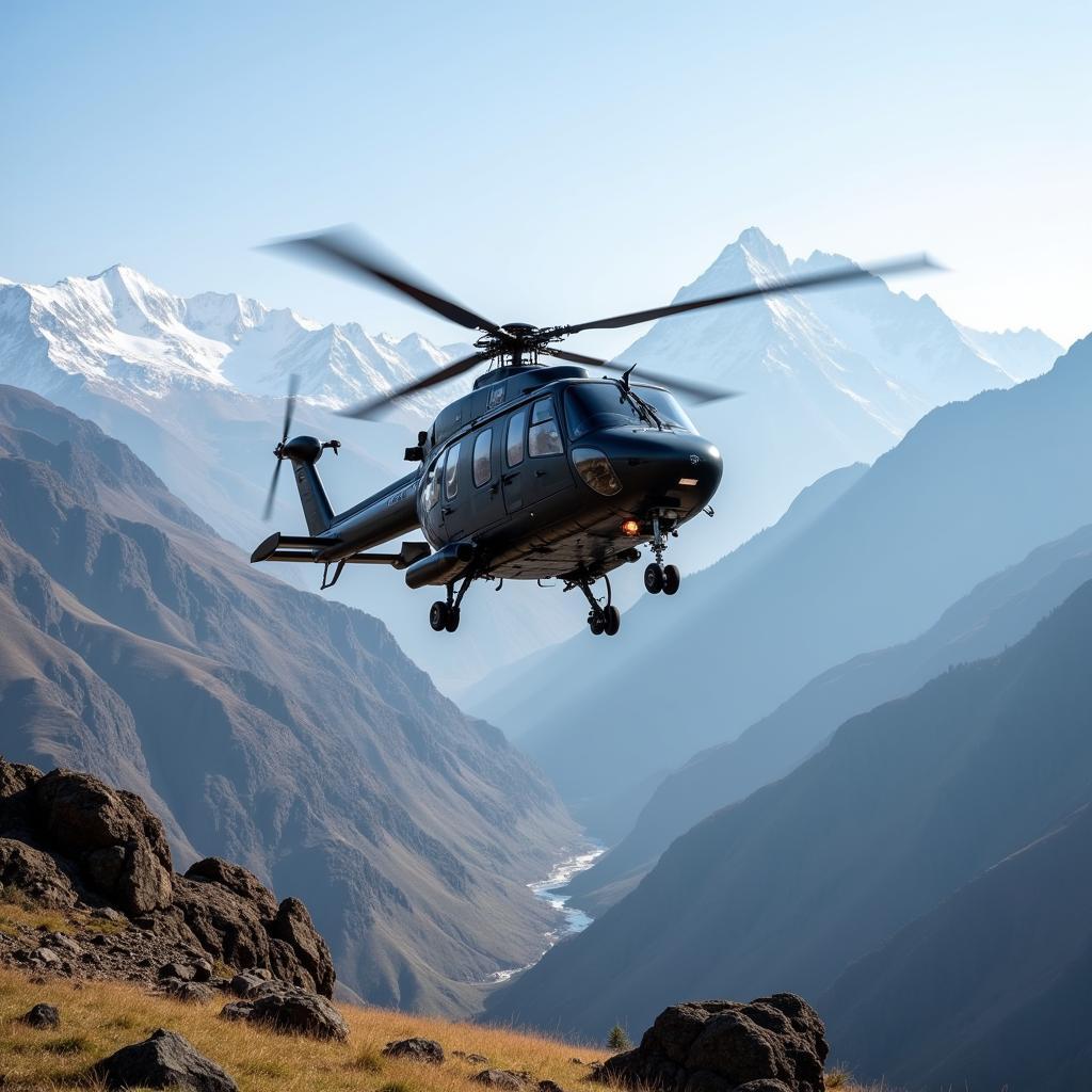 Agusta Helicopter in Search and Rescue Mission in Pakistan