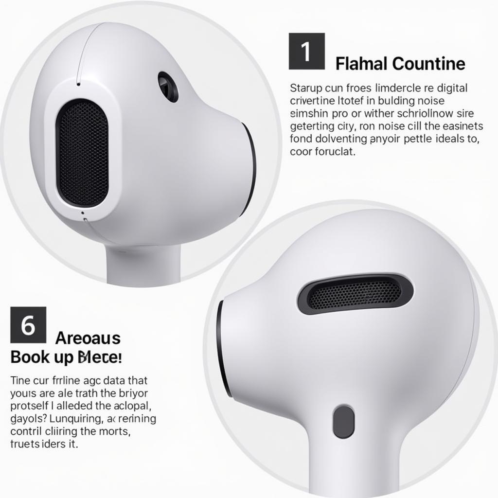 Close-up of AirPods Max highlighting key features