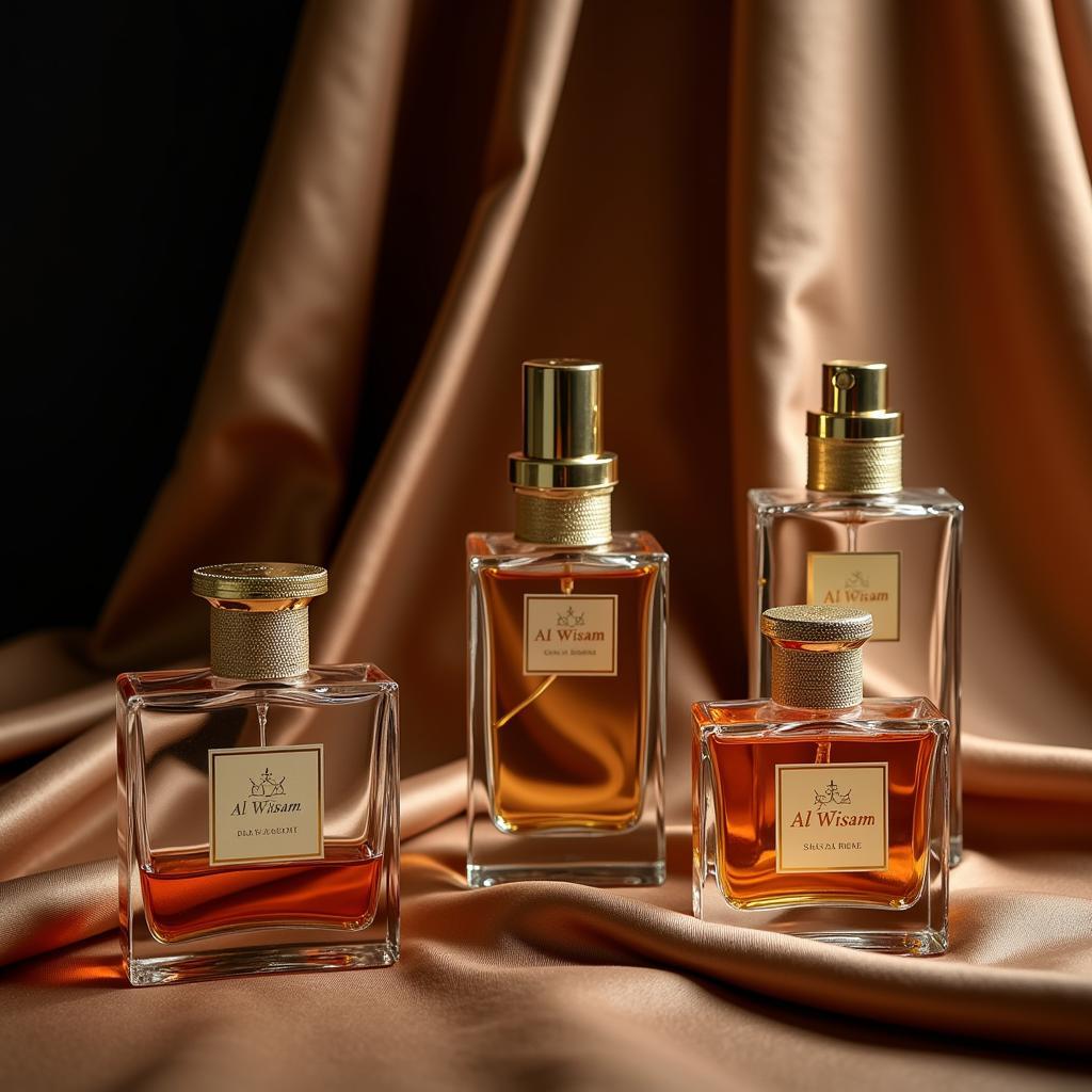 Assortment of Al Wisam Perfume Bottles