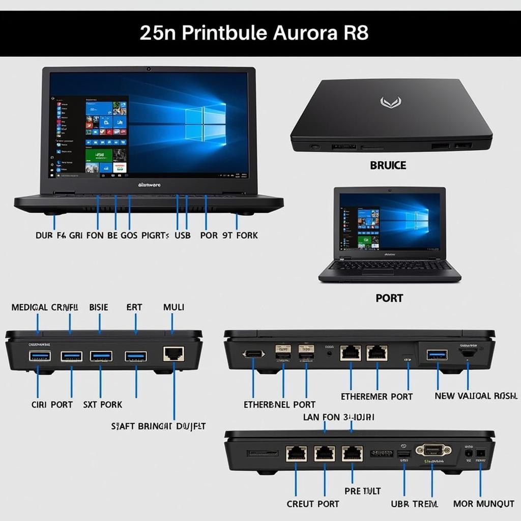 Alienware Aurora R8 Ports and Connectivity