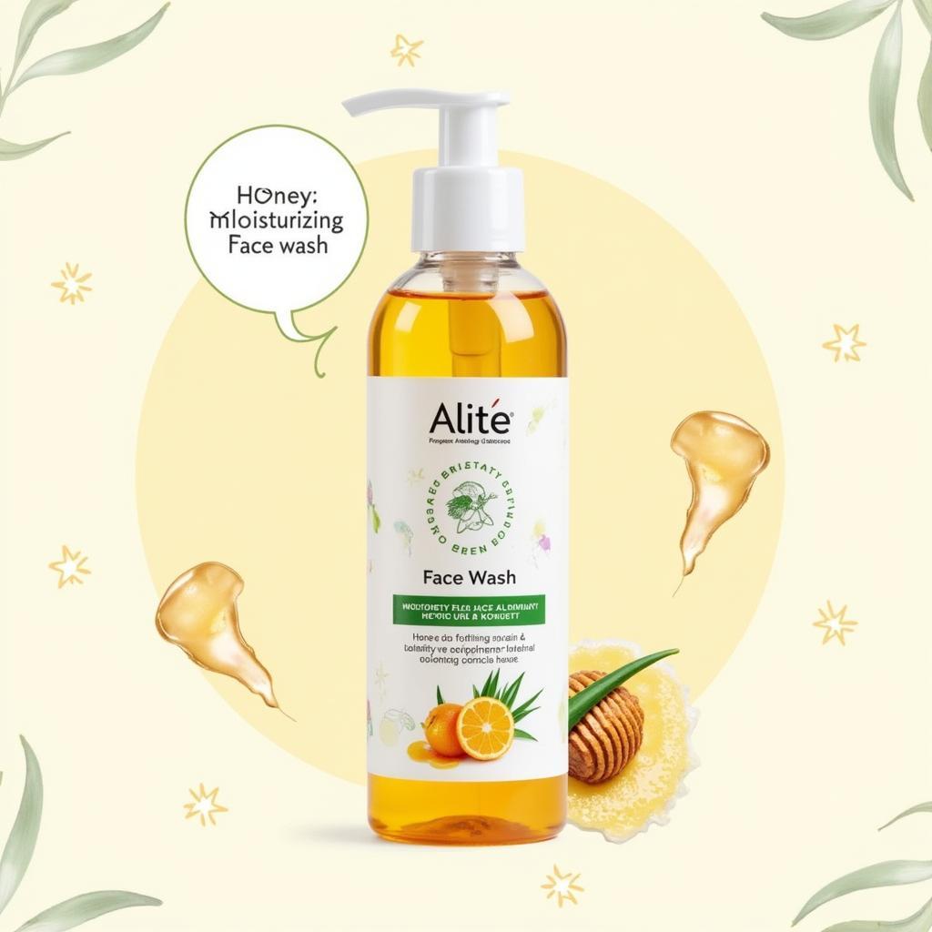 Alite Moisturizing Face Wash with Honey and Aloe Vera