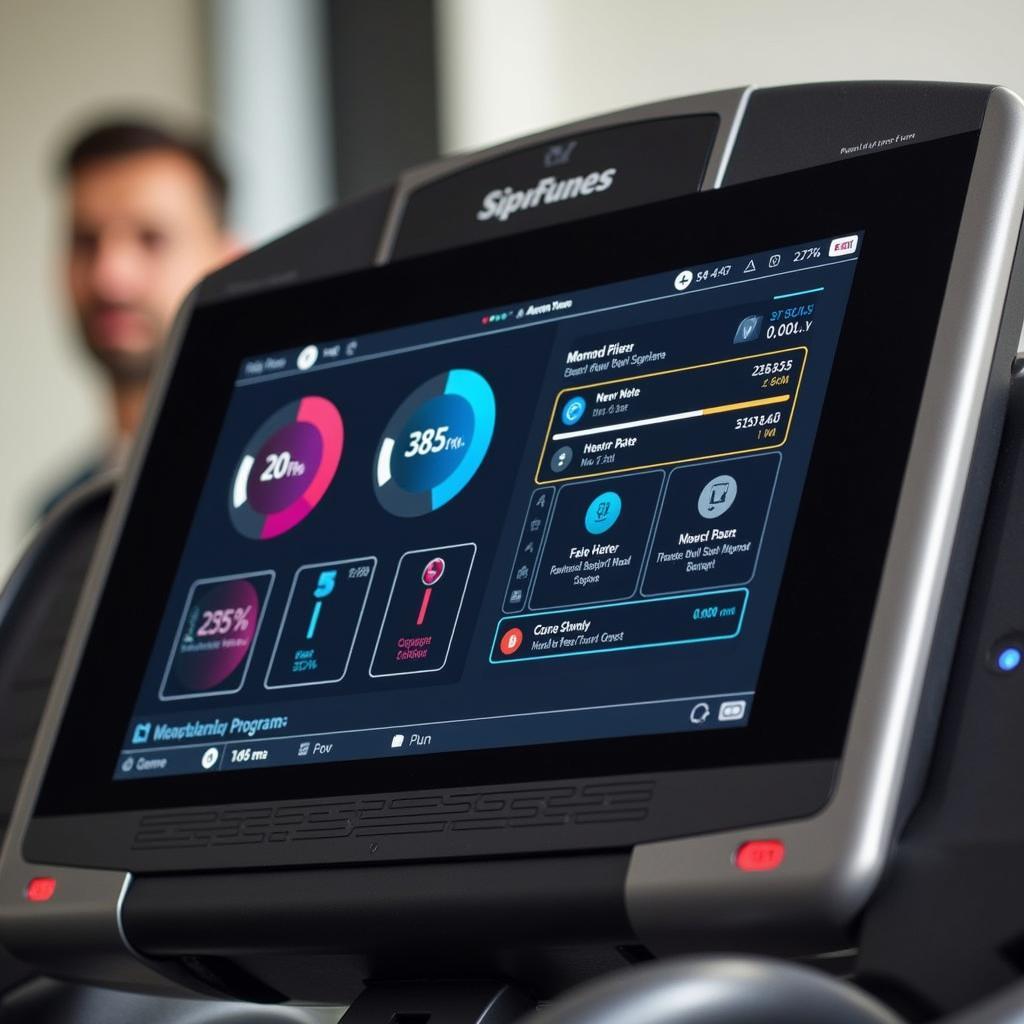 Digital Display and Features of an All-in-One Gym Machine