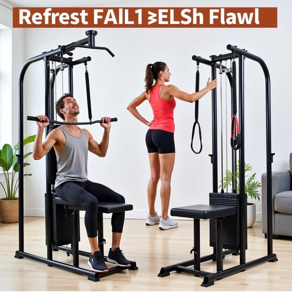 Workout Routine on an All-in-One Gym Machine