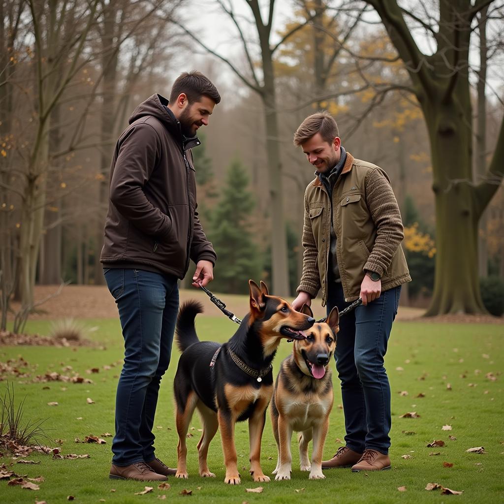 Meeting an Alsatian Breeder