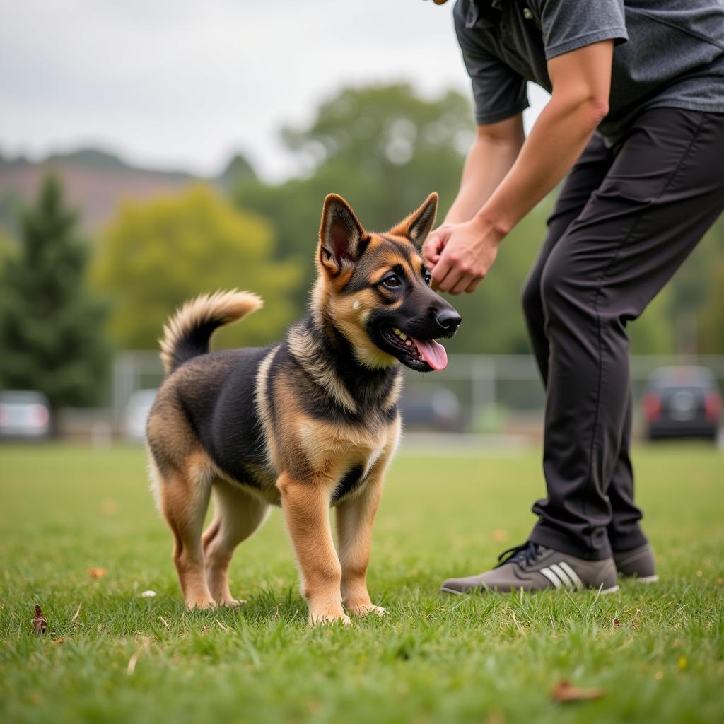 Alsatian Puppy Training