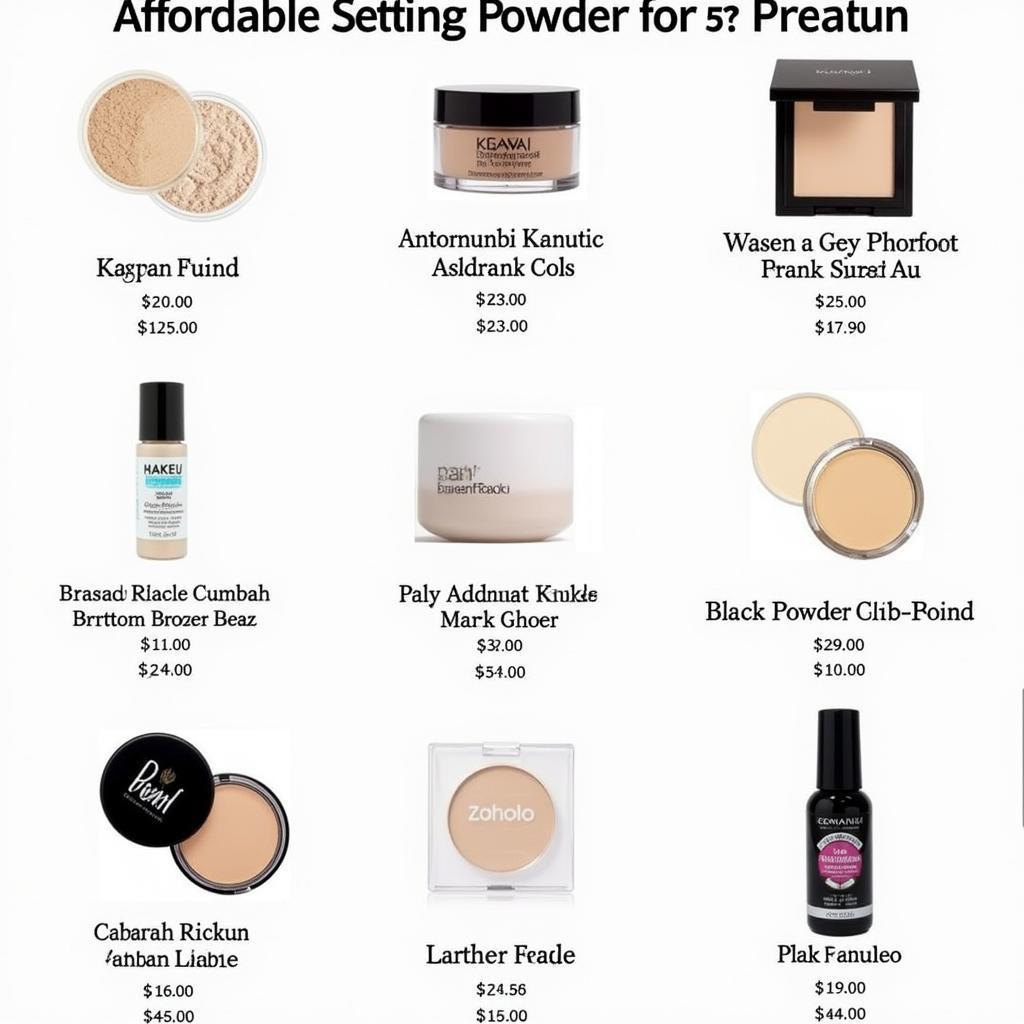 Alternative Setting Powders Available in Pakistan