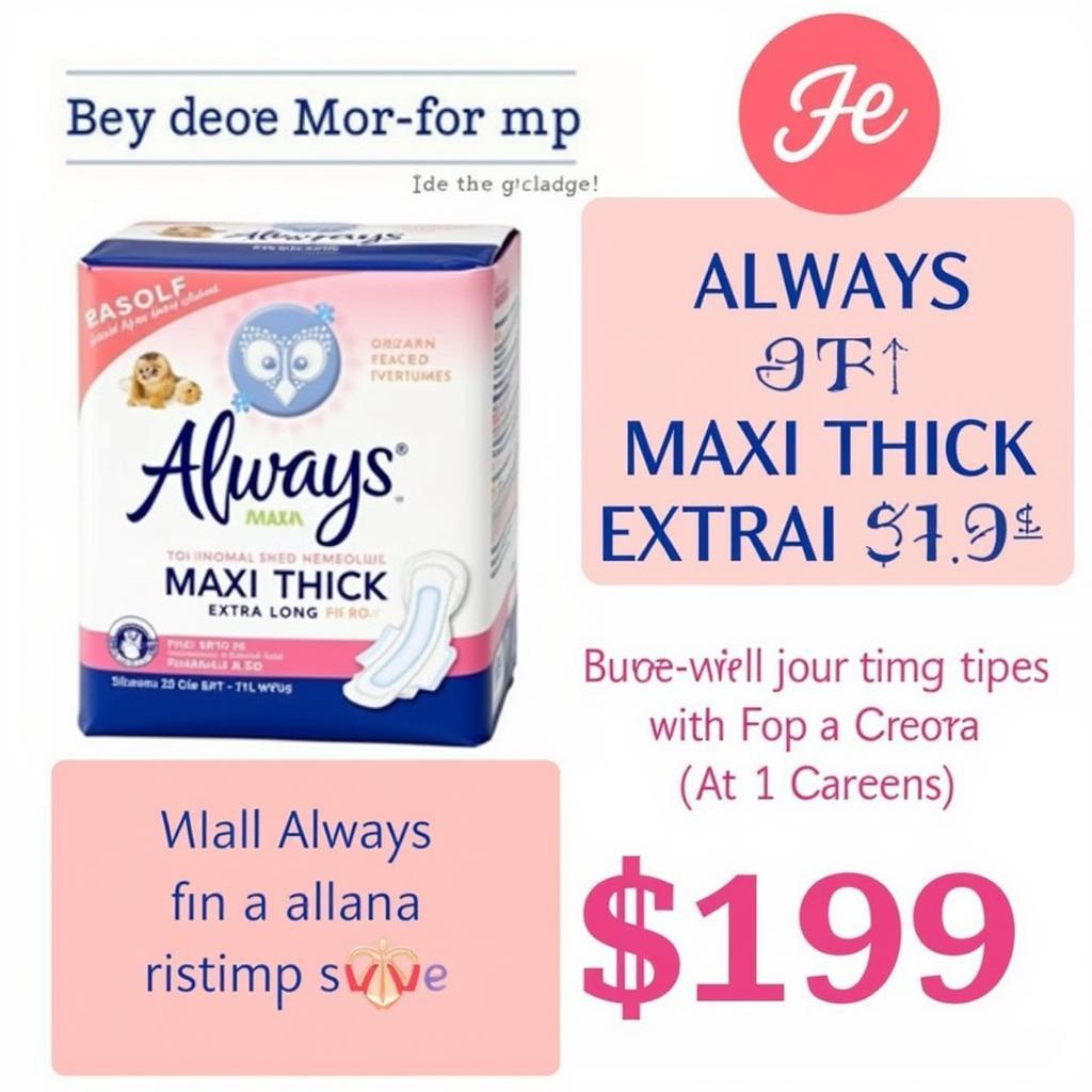 Promotional Offers on Always Maxi Thick Extra Long Pads in Pakistan