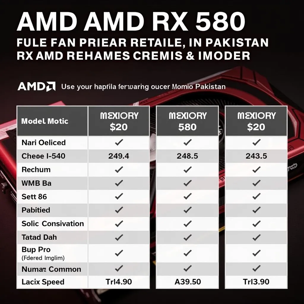 AMD RX 580 Price Comparison: Finding the Best Deal in Pakistan