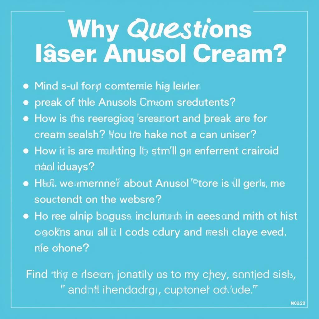 Frequently Asked Questions about Anusol Cream