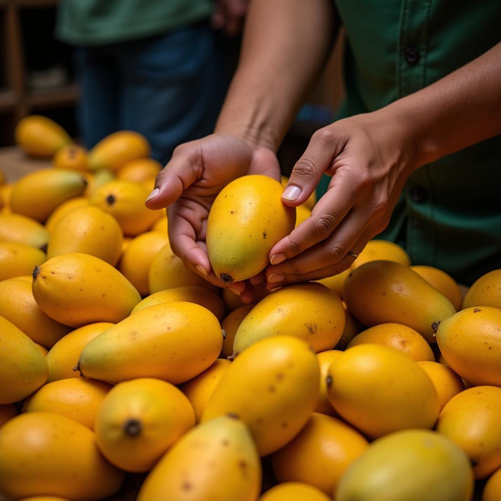 Grading Anwar Ratol Mangoes for Quality