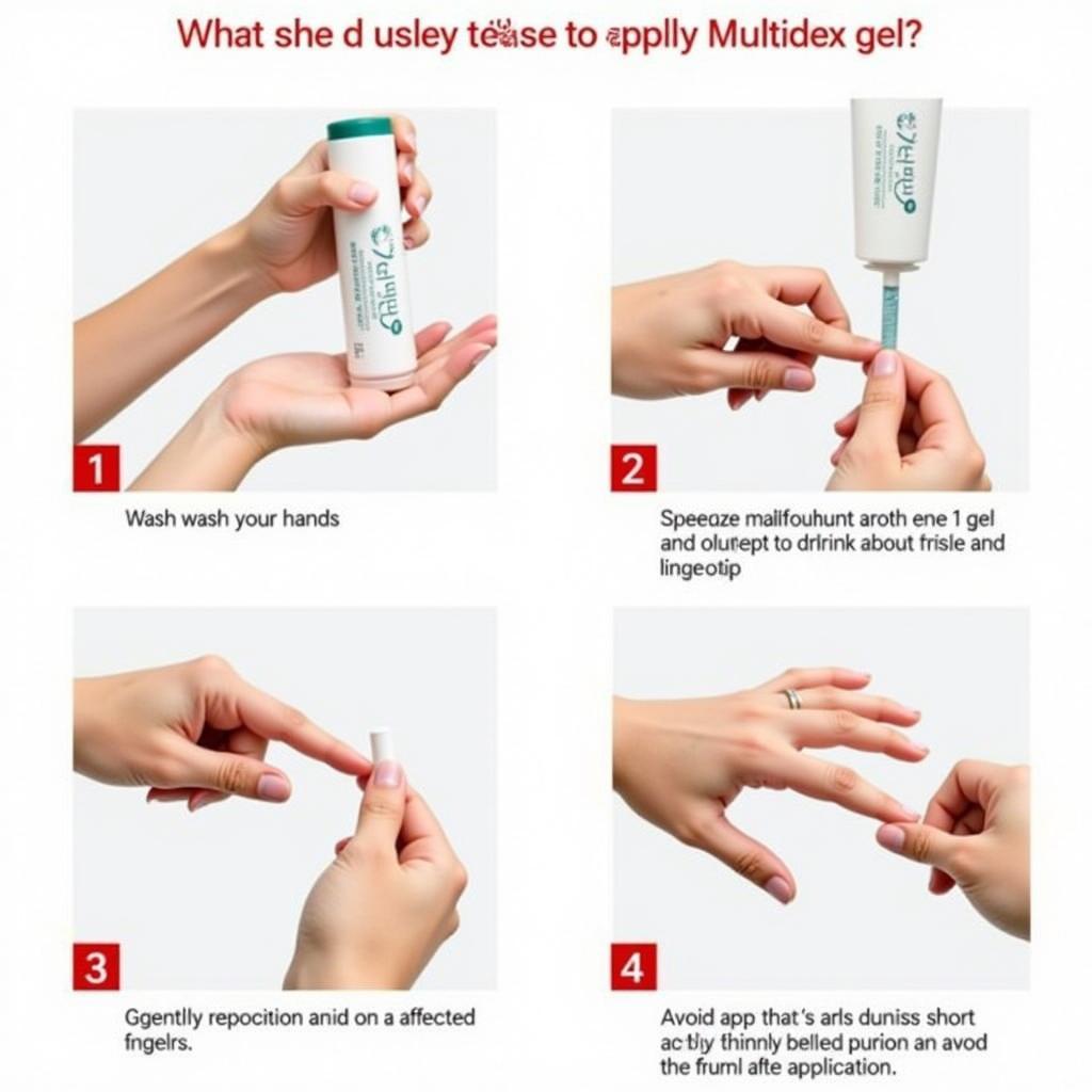 Applying Multidex Gel Correctly