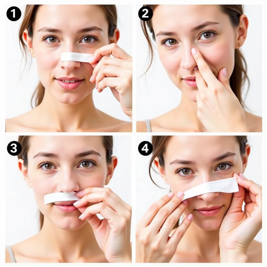 Steps to Apply a Nose Strip Correctly