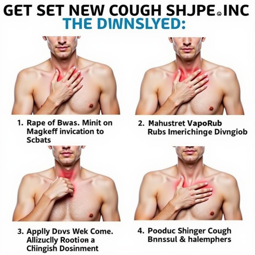 Applying Vicks Balm to the Chest