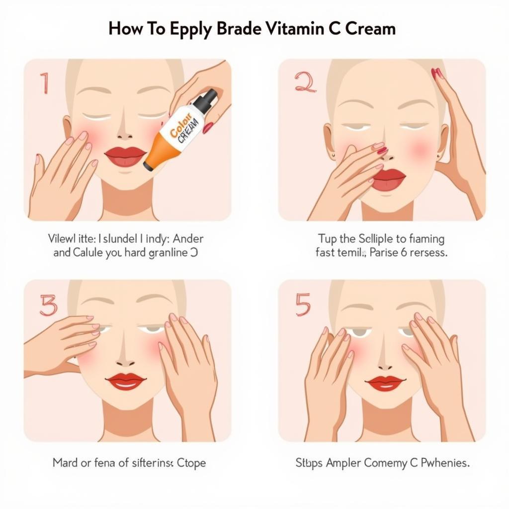 Steps to Apply Vitamin C Cream