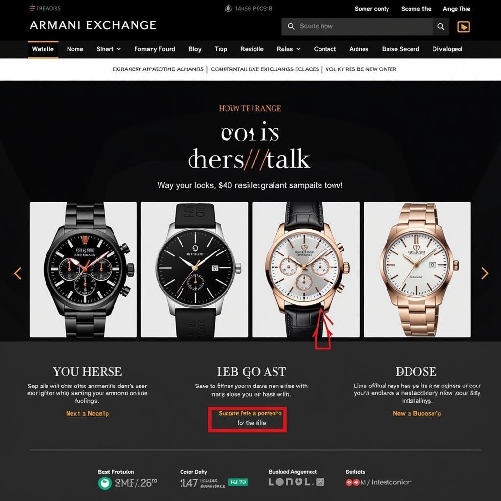 Armani Exchange Online Store