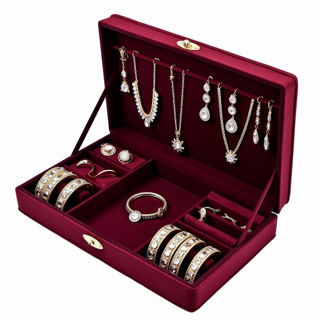 Storage box for artificial bridal jewellery