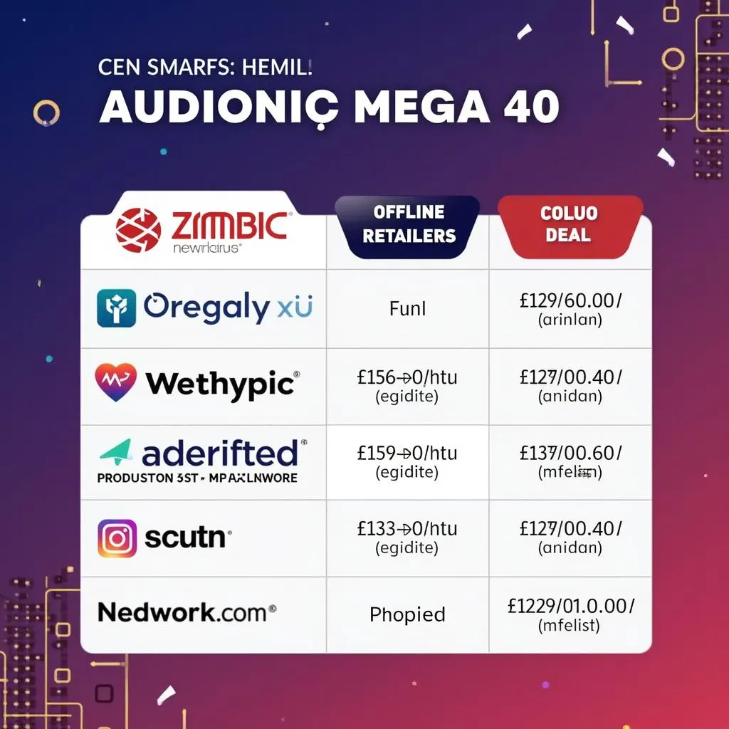 Audionic Mega 40 price comparison in Pakistan