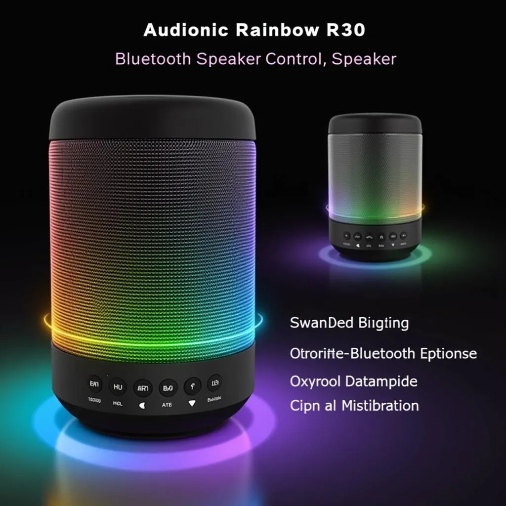 Audionic Rainbow R30 design and features