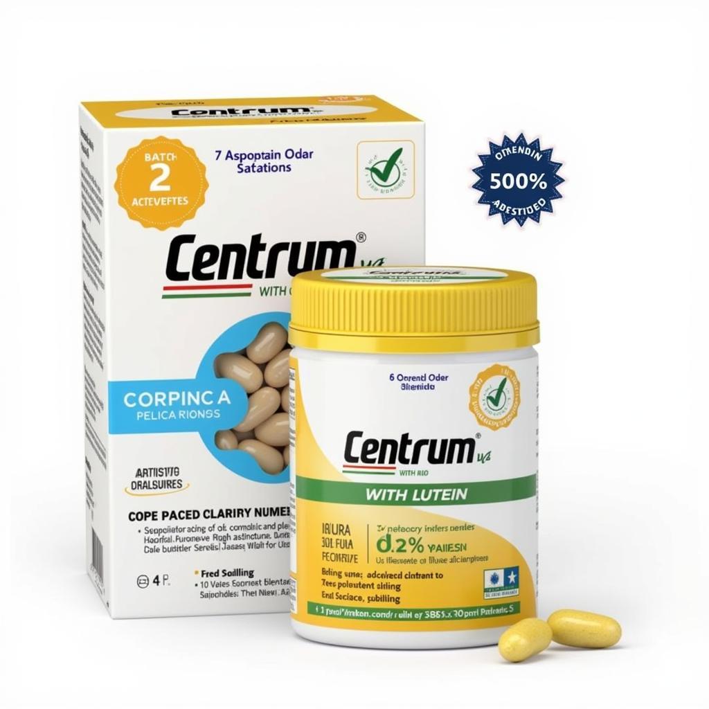 Authentic Centrum with Lutein Packaging in Pakistan