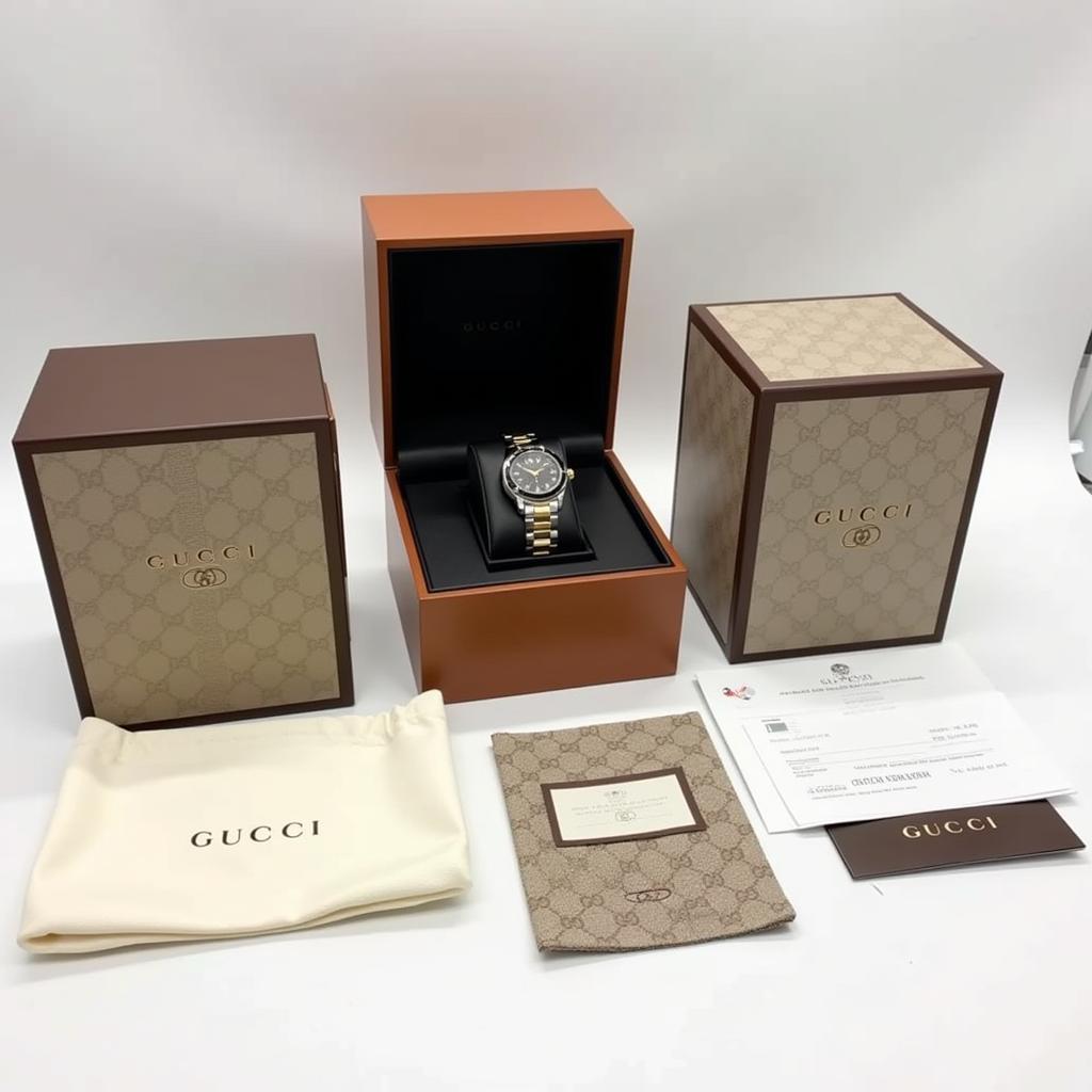 Authentic Gucci Watch Packaging