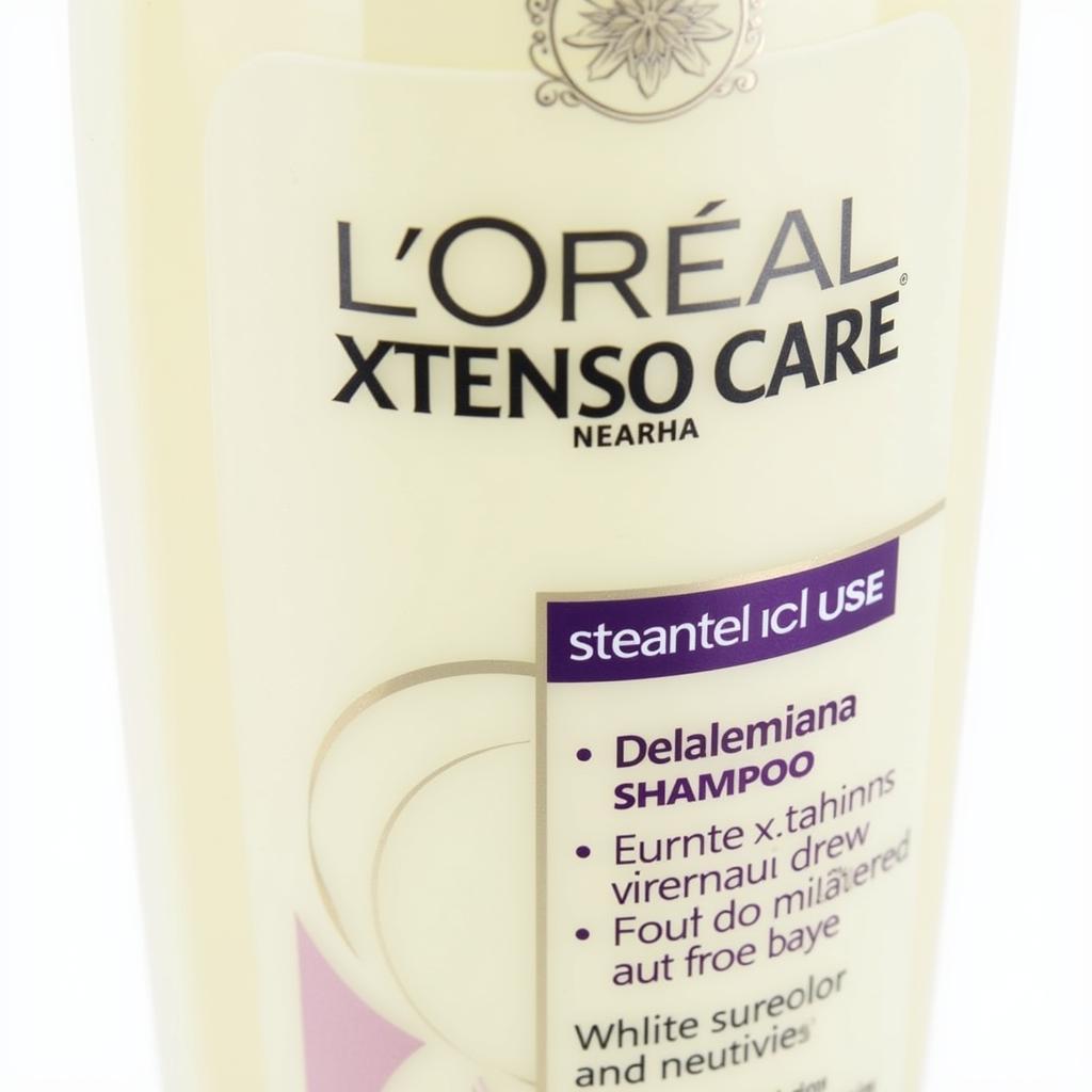 Authentic L'Oreal XTenso Care Shampoo Packaging