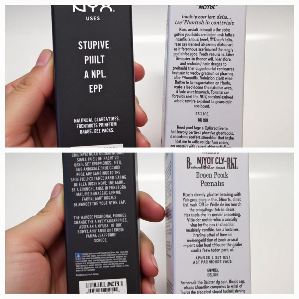 Identifying Authentic NYX Makeup