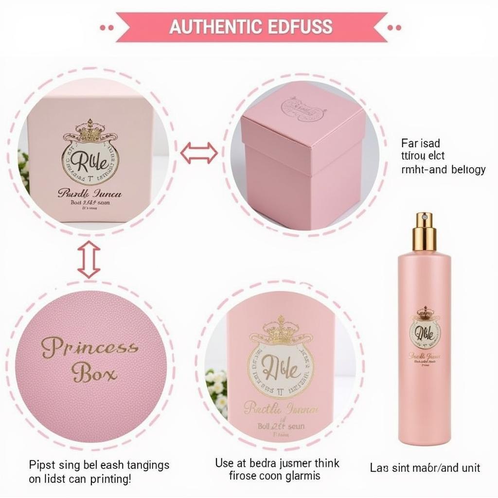 Authentic Princess Perfume Packaging