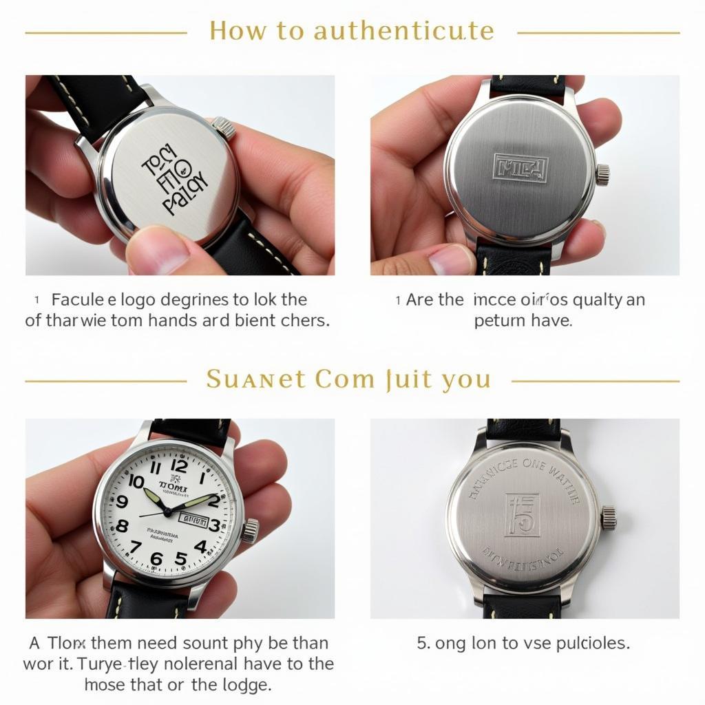 Authenticating a Tomi Watch