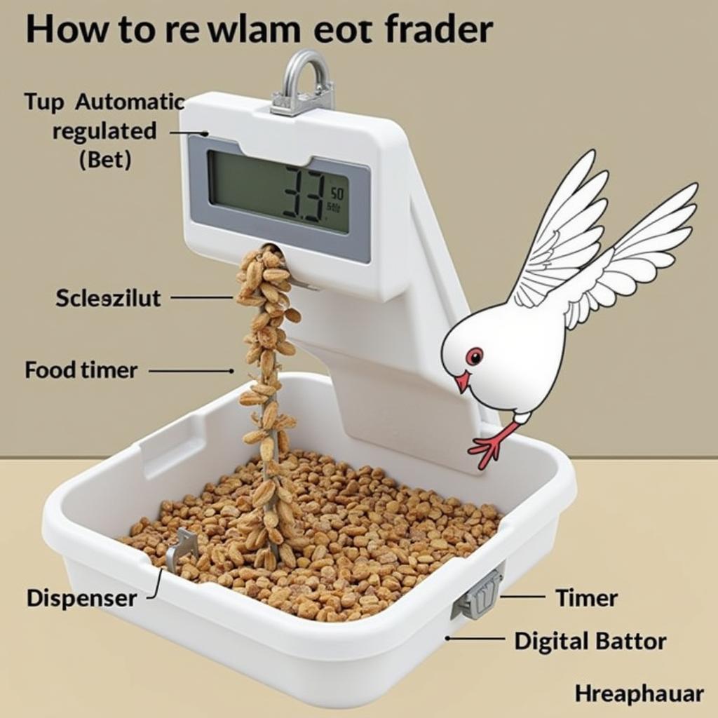 Convenient Automatic Pigeon Feeder