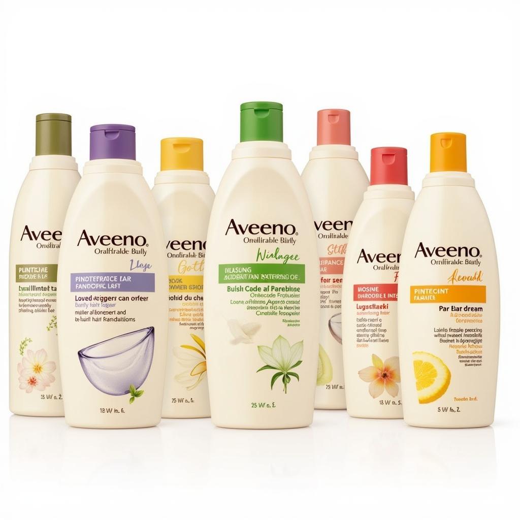 Different Aveeno Shampoo Variants