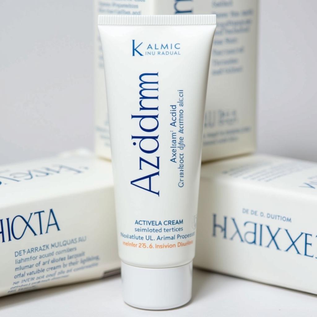 Aziderm cream packaging